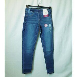 Girls SO Mid-Rise Ultimate Stretch Dark Blue Jeggings Adjust. Waist Size 12